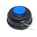 Affordable Parts New Auto Feed T25 Tap Trimmer Advance Head, Curved and Straight Shafts Replacement for Husqvarna 966674401