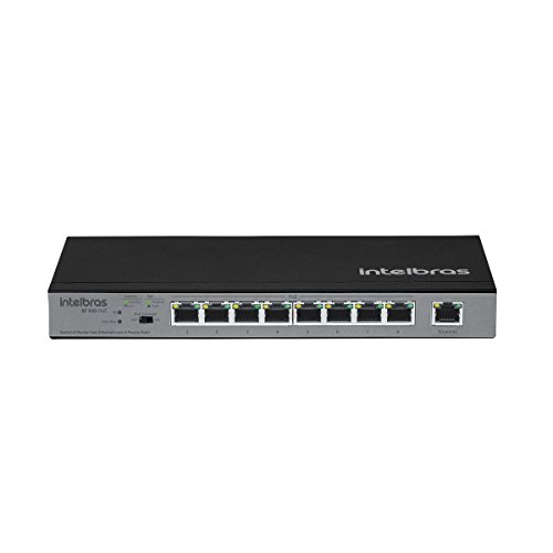 Switch Intelbras SF900Q Poe+ 9 Portas 10/100MBPS FAST ETHERNET - 4760032