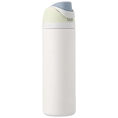 Owala FreeSip Insulated Stainless Steel Water Bottle with Straw for Sports, Travel, and School BPA-Free Sports Water Bottle, 24 oz, Iced Breeze