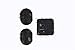 Gel Pads Replacement Unit Set Pack for All Abdominal Belts (black-1 set of 3)