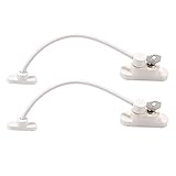 XCSOURCE 2pcs Childproof Window Door Restrictor Baby Child Safety Catch Security Wire Cable Lock HS854