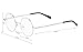 Agstum Retro Round Metal Non-Prescription Eyeglasses Frame with Spring HInge Clear Lens (Silver, (Small size) 42)