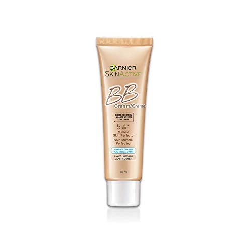 Garnier SkinActive BB Cream OilFree Face Moisturizer, Light/Medium, 2