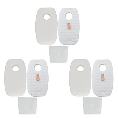 3-Pack Replacement Rocket DuoClean for Shark HV380, HV380W, HV381, HV382, HV383, HV384Q Filter Set,6 pre-filters (3Foam+3Felt) and 3 post-filters, Compare to Shark Part# XFFH380 XPSTFH380, Leacheery - Thumbnail 7