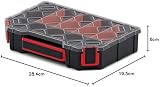 Kistenberg Tager 30 Tool Organiser Box 4 Removable Compartments Transparent Lid view 3