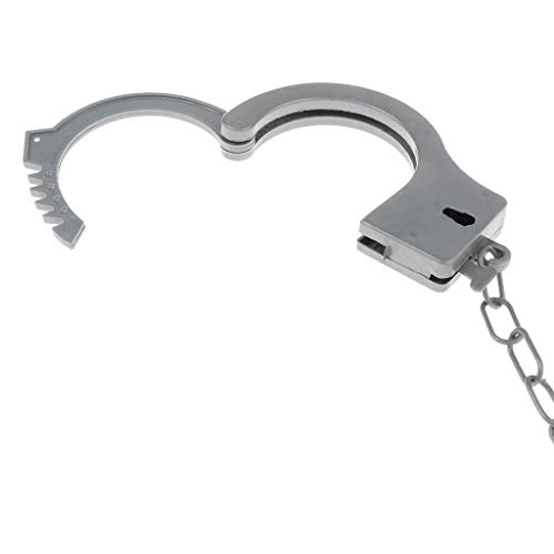 Plastic Handcuff Police Pretend Play Props Cosplay Hero Role Play Props for Halloween Dress Up Pretend Play - Thumbnail 2