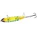 SODIAL Whopper Popper Topwater Fishing Lure 13g 9cm Artificial Bait Hard Fishing Plopper Hook Soft Rotating Tail Fishing Tackle 3#