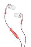 Skullcandy S2FXHX-476 Bombshell Women's In-Ear Headphones with Earbud, Mic & Remote, Mash-Up/Clear/Coral