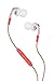 Skullcandy S2FXHX-476 Bombshell Women's In-Ear Headphones with Earbud, Mic & Remote, Mash-Up/Clear/Coral