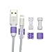 Pack of 4 - Purple, Charging Cable Saver Protector, USB Lightning Saver for Apple / iPhone / iPad Mini / Earphones Cord Protector