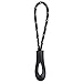 [10] New Style Zipper Pulls - Strong Nylon Cord with Ergonomically Designed Rubber Gripper Pull to Fit Any Zipper Materials-Zipper Fixer-by NEO Tactical Gear (Black/Black & White)