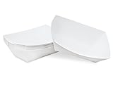 Extra Small (1/2 Lb.) White Paper Food Tray | 25 Ct