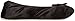 Isotoner Women's Satin Ballerina Slipper with Bow, Suede Sole, Black, XX-Large / 11-12 US