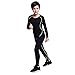 Tesuwel 2/3/4/5 Pcs Boys Girls Athletic Compression Pants and Shirts Base Layer Thermal Underwear Set Running Tights Leggingsthumb 4