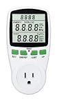 Ensupra Electricity Usage Monitor, Power Meter, Reduce Your Energy Costs