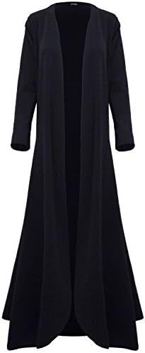 Be Jealous Waterfall Floaty Flared Womens Coat Maxi Cardigan