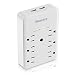 Huntkey 6 AC Outlets Surge Protector with 2 USB Charging Ports 3.4 Amp, SMD607A