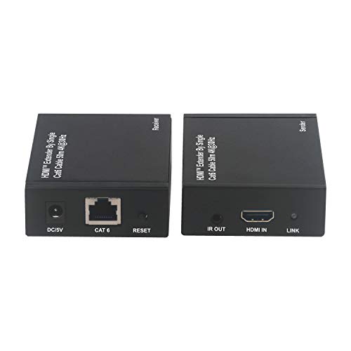 image for Portta HDMI UHD Extender by Single CAT6 Cable 50m (164 ft) 4K@30Hz HDC
