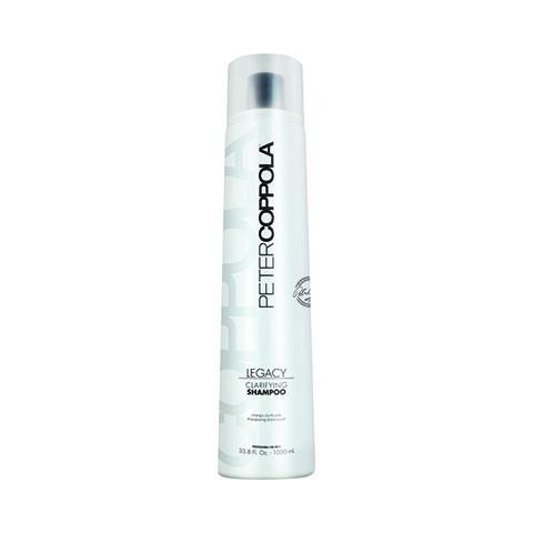 PETER COPPOLA Clarifying Shampoo - Gentle Deep Cleansing Shampoo for Daily Use - Purifying Shampoo for Oily Hair, after Gym and Swimming Pool - Removes Chlorine (33.8 Fl Oz)