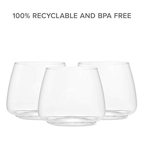 5 TOSSWARE+12oz+Rocks+Glass+shatterproof