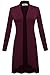 Meaneor Women's Long Sleeve Open Front Drape Lightweight Duster Cardigan