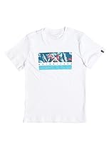 Quiksilver Big Boys' Jungle Box Tee, White, S/10