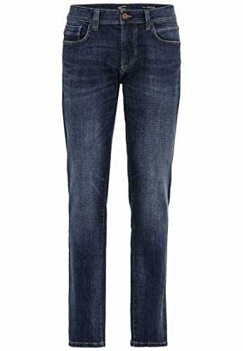 camel active Herren Regular Fit Regular Fit 5-Pocket Jeans Blau, menswear-46/30