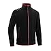 INVACHI Men's Casual 2 Pieces Contrast Cord Full Zip Sports Sets Jacket & Pants Active Fitness Tracksuit Set