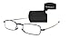 Foster Grant Gideon Fold Flat Reading Glasses, Black/Transparent, 64 mm, +2.00