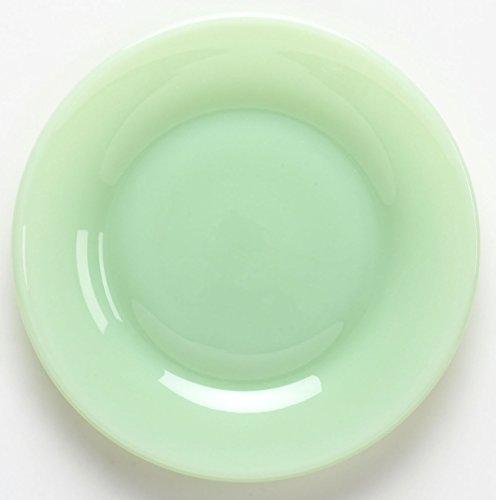 Plain & Simple Pattern - Bread / Salad / Dinner Plate - Mosser Glass (10", Jade)