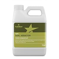 LawnStar Liquid Soil Aerator (32 OZ) - Loosens & Conditions Compacted Soil - Alternative to Core and Mechanical Aeration - Improves Water Penetration & Drainage + Soil Oxygenation - American Made