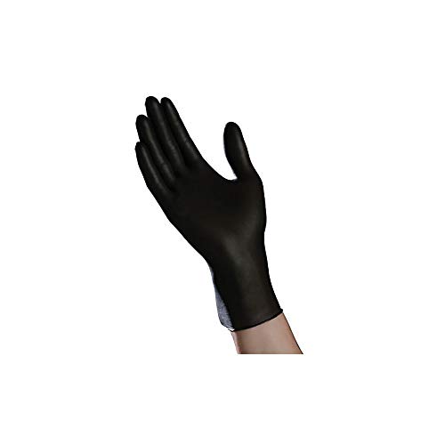 Large Black Nitrile Exam Gloves - Image 3