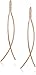 Amazon Collection Sterling Silver Double Curved Threader Drop Earrings