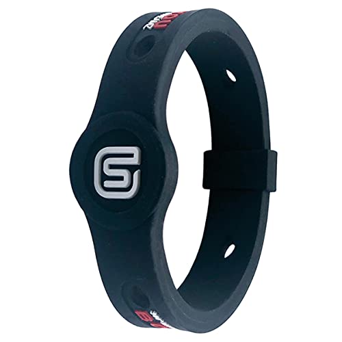 YOU StreamZ Advanced Magnetic Wristbands | Multiple sizes | Black Silicone wristband (Small, up to 17.5cm)