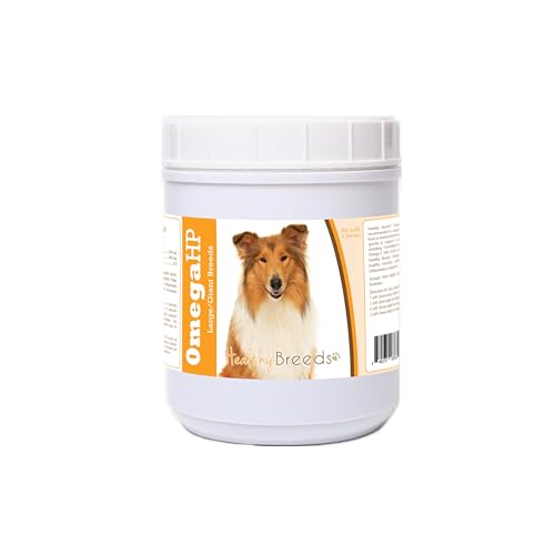 Healthy Breeds Collie Omega HP Fatty Acid Skin and Coat Support Soft Chews 90 C…