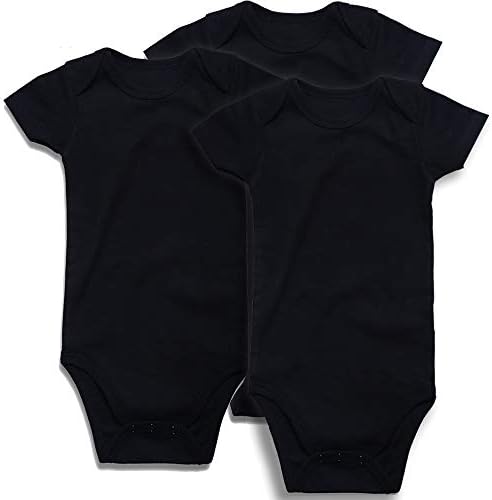 HIBSHABY Baby Bodysuit Long Sleeve -3 Pack Toddler Organic 100% Cotton Bodysuits for Infant Unisex Boys Girls
