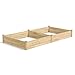 Greenes Fence Best Value Cedar Raised Garden Bed, 4' x 8' x 10.5