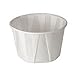 White Treated Paper Souffle Portion Cups for Measuring, Medicine, Samples, Jello Shots Pack of 250 (0.75 oz, 250)