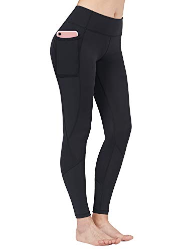 puutiin Women's High Waist with Pocket Yoga Pants Tummy Control Workout Running 4 Way Stretch Yoga L - //coolthings.us