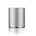 KUNGYO Aluminum Alloy Round Pen Pencil Holder With Non-Slip Mat Concise Desktop Stationery Organizer For Office, Home, School(Silver)