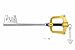 Tamashii Nations Proplica Kingdom Hearts II Keyblade Kingdom Chain Prop Replica