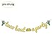 Taco Bout a Party Gold Glitter Banner Sign Garland for Cinco De Mayo Mexican Fiesta Themed Birthday Bachelorette Wedding Party Decor