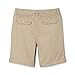 French Toast Girls' Big Pull-On Short (Standard & Plus), Khaki, 16