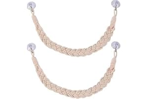 2-Pcs Reptile Climbing Ropes with 4 Suction Cups - Vertical Habitat Enrichment Kit for Hermit Crabs,Geckos,Snakes &Tree Frogs