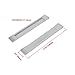 Sliding Aluminum Barn Door Handle Set - 2 Pack STB Adhesive Finger Pull for Pocket Doors, Closet - no Screws or Hardware Required, Complete Kit