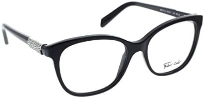 Fabio Cielo T115 Authantic italian Eyeglasses with diamond elements (Black T115)