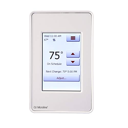 OJ Microline Programmable Thermostat, DualVoltage(120/240v), Dual