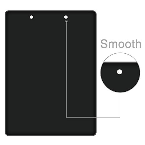 image for SUNEE Plastic Clipboard Color Letter Size Low Profile Clip, Transparen
