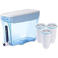 23 Cup Pitcher with Water Quality Meter, BPA-Free, NSF Certified to Reduce Lead and Other Heavy Metals