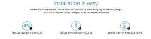 Rachio Smart Sprinkler Controller, 16 Zone 2nd Generation, Compatible with Alexa (Renewed)